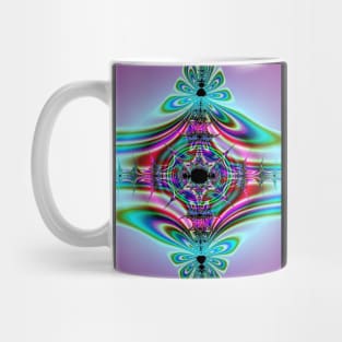 Groovy Fractal Art Design Mug